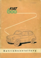 Fiat 600 owner`s manual 1958