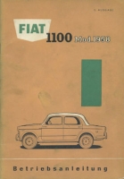 Fiat 1100 owner`s manual 1958