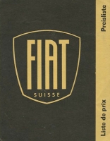 Fiat Preisliste der Schweiz 3.1959