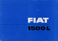 Fiat 1500 L brochure 1963/4