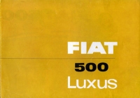 Fiat 500 Luxus Prospekt ca. 1964