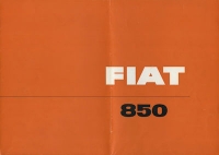 Fiat 850 brochure ca. 1964