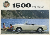 Fiat 1500 Cabriolet brochure ca. 1965