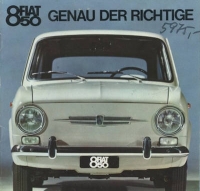 Fiat 850 brochure 1960s