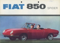 Fiat 850 Spider brochure 1966