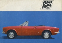 Fiat 124 Sport Spider brochure ca. 1967