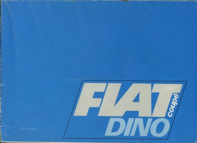 Fiat Dino Coupé Prospekt 1968