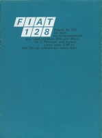 Fiat 128 brochure 1969