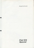 Fiat 124 Spezial Technical Data ca. 1969