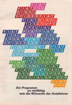 Fiat Programm 9.1970