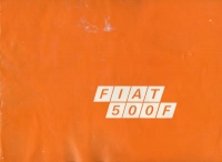 Fiat 500 F Prospekt 1971