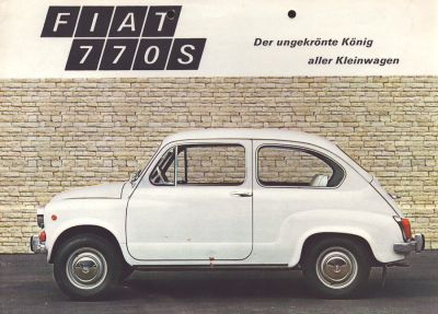 Fiat 770 S Prospekt 1971