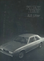 Fiat 130 Coupé 3,2 Liter brochure 1.1972