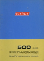 Fiat 500 R Partlist 11.1972