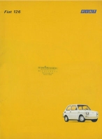 Fiat 126 brochure 1972/73