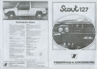 Fiat / Scout 127 brochure 1970s