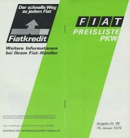 Fiat pricelist 1.1976