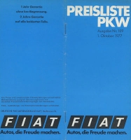 Fiat pricelist 10.1977