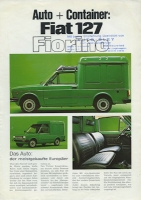 Fiat 127 Fiorino brochure 6.1978