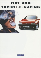 Fiat Uno Turbo I.E. Racing Prospekt 10.1991