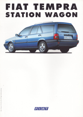 Fiat Tempra Station Wagon Prospekt 8.1991