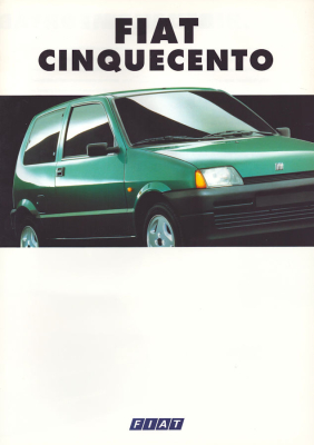 Fiat Cinquecento Prospekt 1.1994