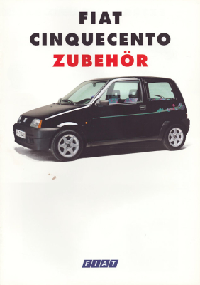 Fiat Cinquecento Zubehör Prospekt 11.1993