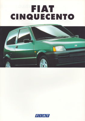 Fiat Cinquecento Prospekt 3.1995