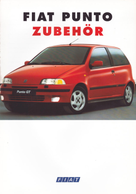Fiat Punto Zubehör Prospekt 6.1995