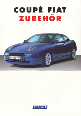 Fiat Coupé Zubehör Prospekt 5.1995
