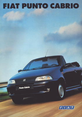 Fiat Punto Cabrio Prospekt 4.1996