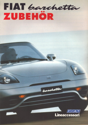 Fiat Barchetta Zubehör Prospekt 4.1996