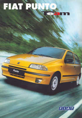 Fiat Punto Team Prospekt 10.1996