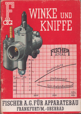 Fischer / AMAL Vergaser Winke und Kniffe 1930er Jahre