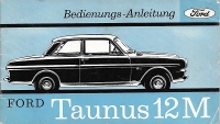 Ford Taunus 12 M P 4 Bedienungsanleitung 5.1963