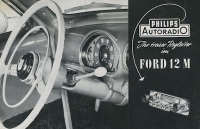 Preview: Ford Taunus 12 M / Philips Autoradio Einbauanleitung ca. 1955