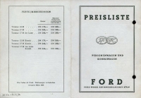 Ford pricelist 3.1959