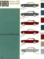 Ford 17 M / 20 M colors 1966