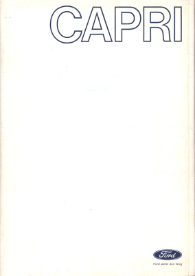 Ford Capri Farben 9.1970