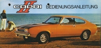 Ford Capri II owner`s manual 1.1974