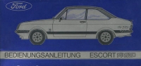 Ford Escort RS 2000 owner`s manual 3.1976