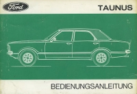 Ford Taunus Bedienungsanleitung 10.1975