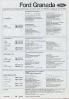 Ford Granada pricelist 8.1979