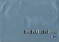 Ford Capri III Prospekt 10.1980