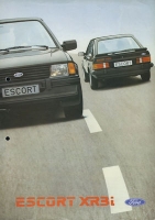 Ford Escort XR 3 i brochure 10.1982