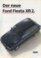 Ford Fiesta XR 2 Prospekt 12.1983