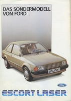 Ford Escort Laser brochure 1.1984