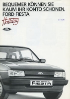 Ford Fiesta Holiday brochure 8.1984