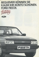 Ford Fiesta Holiday brochure 1.1985