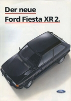 Ford Fiesta XR 2 brochure 8.1984